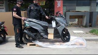 unboxing the 2021 SYM JET 14 scooter euro 5 new grey color