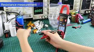 ANENG ST183 Digital Clamp Meter Multimeter DC/AC Ammeter Voltage Tester Amp Hz Capacitance NCV Ohm