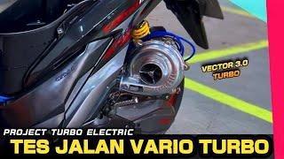 SELESAI PASANG TURBO DI MOTOR VARIO ! TURBO ELECTRIC v.2