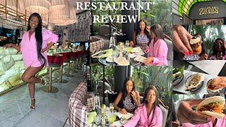 ZIOUS RESTAURANT REVIEW w/ @ClaireTurya… Best New Restaurant in Sandton, Johannesburg???