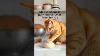 "Chef Whiskers Makes a Pizza!  | Cute Orange Tabby Cat Cooking" #cat #cute #cutecat
