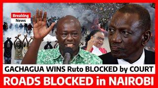 Kimeumana‼️Roads BLOCKED as GACHAGUA WINS in COURT Angry KIKUYUS Demostrate RUTO’s plan FAILS now