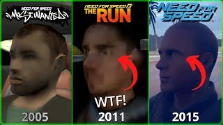 Evolution of MAIN Character in NFS (2003-2022)