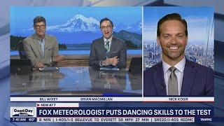 Fox Meteorologist Nick Kosir puts dancing skills to the test | FOX 13 Seattle