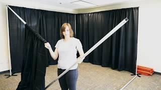 Pipe and Drape Room Product Demo | Georgia Expo