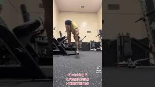 Hamstrings stretching & strengthening