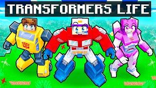 Having a TRANSFORMERS Life in Minecraft!