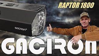 Лучший велосипедный фонарь GACIRON * RAPTOR 1800.