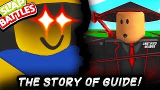 Reacting to The Story Of Guide (Roblox Slap Battles Animation)