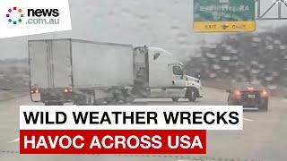 Four dead, millions hit with wild weather across US