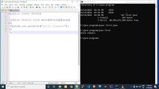 how to Compile and Run java program From Command Prompt.