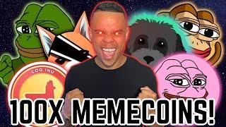 MASSIVE BTC DUMP! 100X memecoin plays! PEPE! BYTE! SHIB! DOGE! PORK!