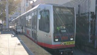 SF Muni 2003 Breda LRV3 #1550 on Route K Ingleside - Full Route Eastbound to Embarcadero Station