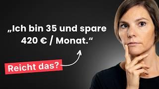 Wie viel Geld kannst Du bei welcher Sparrate erwarten?