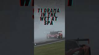 Wet Race DRAMA at Spa in Le Mans Ultimate daily race #gamingshorts  #lemansultimate #simracing