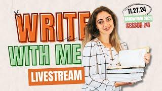 Write With Me LIVESTREAM ️ #NaNoWriMo2024