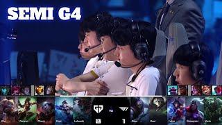 T1 vs GEN - Game 4 | Semi Final LoL Worlds 2024 | T1 vs Gen.G G4 full