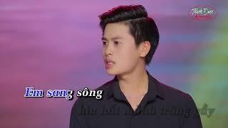 Tình Ngăn Đôi Bờ - Karaoke Nguyễn Thành Viên - Beat chuẩn