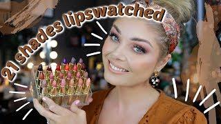 Gerard Cosmetics Bullet Lipsticks | 21 Shades Lipswatched