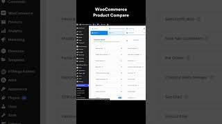 WooCommerce Product Compare #woocommerce #wordpressplugin #shoplentor #hasthemes