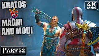 Kratos Vs Magni And Modi - God Of War 4 (2018) Gameplay #52