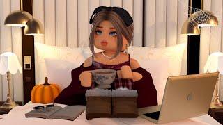 My REALISTIC FALL Night Routine *After School* WITH VOICE | Roblox Bloxburg Roleplay