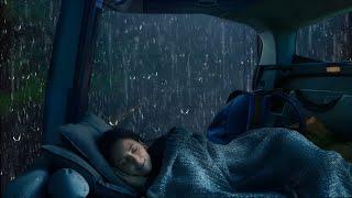 Rain Sounds For Sleeping - 99% Instantly Fall Asleep with Rain Sound outside the window at Night