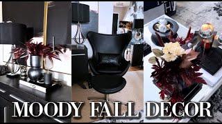 HOW TO USE BLACK FOR FALL|MOODY FALL LIVING ROOM|FALL MAKEOVER|SOHNNE ELEVATED LIVING