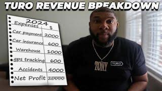 My Turo Earnings/Expenses/Profit Breakdown For 2024!! (Must Watch)