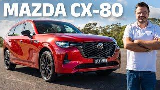 Mazda CX-80 (inc. 0-100 & braking) review: Worth spending extra for the hybrid?