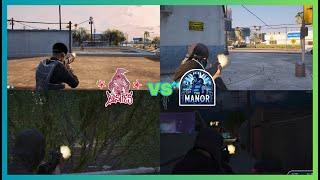 Besties shootout with Manor at GG Gas & Dolla Pills (Multi POVs) | NoPixel 4.0 GTA RP | RP Clips Hub