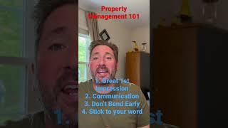 How to have a Good Relationship with your Tenants|| Property Management 101|| #shorts #realestate