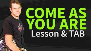 How To Play Come As You Are On Guitar Lesson & TAB- Nirvana Tutorial