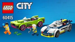 LEGO City Police Car and Muscle Car Chase (60415)[213 pcs] Step-by-Step Building Instructions | TBB