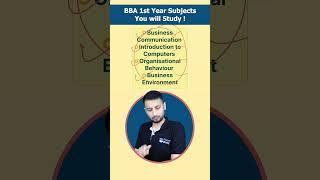 BBA 1st year SUBJECTS you will study!#shorts