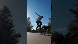 First time Frontside Noseslide on Rail #newtrick #skateboarding #esskateboarding