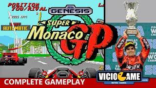  Super Monaco GP (Mega Drive) Complete Gameplay