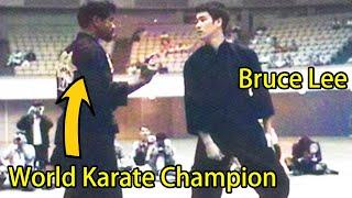 Bruce Lee is Way Too FAST for Karate World Champion!