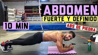 Abdominales En Casa (10 MIN) Reto de Plancha Para Marcar tu Abdomen