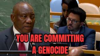 South African President HUMILIATES Israel in a Powerful Speech at the UN