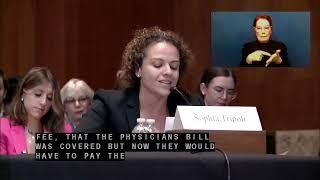 Families USA's Sophia Tripoli Testifies in Senate Hearing on Health Care Transparency