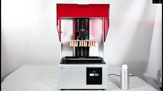 Pionext D133 dental Resin 3d printer printing operation