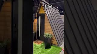 Luxury Glamping  One of our favorite tiny builds. #aframe #aframecabin #aframehouse #glamping