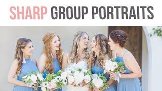 How to get super SHARP Group Portraits