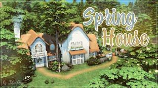 Весенний дом│Строительство│Spring House│SpeedBuild│NO CC [The Sims 4]