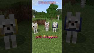 mojang is making PETS DISAPPEAR 