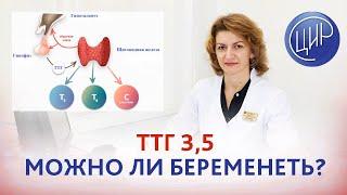 ТТГ (тиреотропный гормон) 3,5. Можно ли беременеть, если повышен ТТГ? Отвечает Дементьева С.Н.