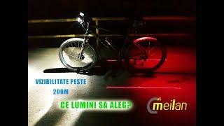 LUMINI PROFESIONALE BICICLETA? - Review Kit- MEILAN