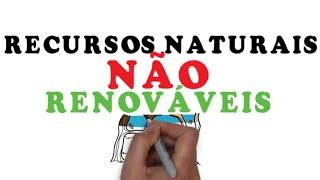 RECURSOS RENOVÁVEIS E NÃO RENOVÁVEIS