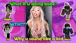  MY ONLINE GIRLFRIEND TURN OUT TO BE A LITTLE KID  Roblox Story 101  Roblox TEXT TO SPEECH